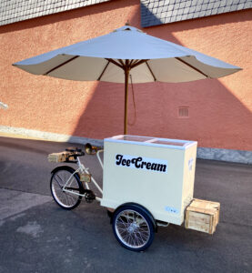 Eis Fahrrad